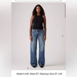 Levi's Women's Low Loose (Levi’s premium) straight leg Jeans 28x30 NWT!